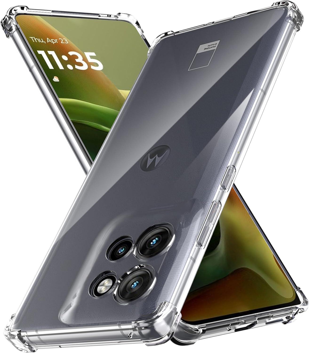 1x Silikonhülle für MOTOROLA moto g17 - transparanet