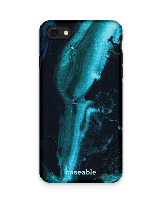 Deep Turquoise Sparkle Premium Hülle Apple iPhone 7/8/SE (2020)/SE (2022)