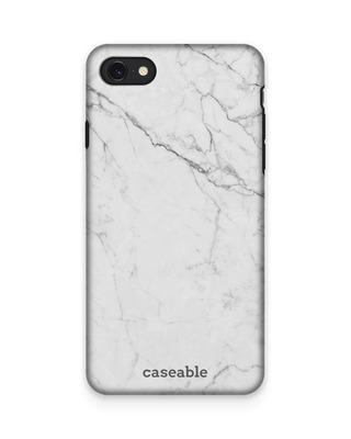 White Marble Premium Hülle Apple iPhone 7/8/SE (2020)/SE (2022)