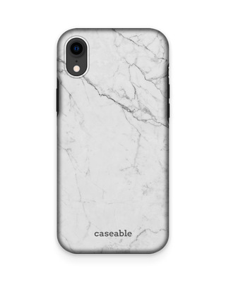 White Marble Premium Hülle Apple iPhone XR