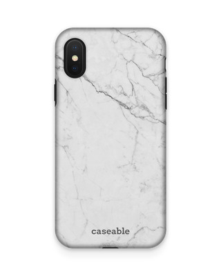 White Marble Premium Hülle Apple iPhone X/XS