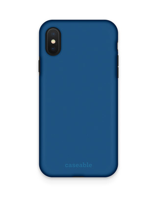 CLASSIC BLUE Premium Hülle Apple iPhone X/XS