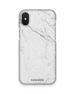 White Marble Hardcase Hülle Apple iPhone X/XS
