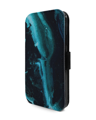 Deep Turquoise Sparkle Klapphülle Apple iPhone X/XS