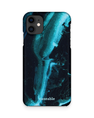 Deep Turquoise Sparkle Hardcase Hülle Apple iPhone 11