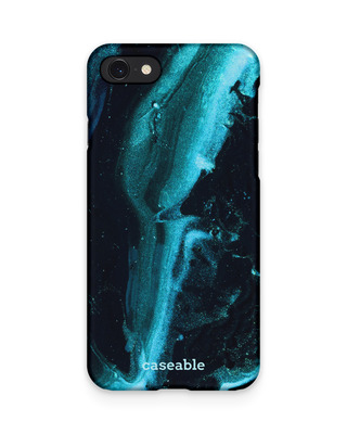 Deep Turquoise Sparkle Hardcase Hülle Apple iPhone 7/8/SE (2020)/SE (2022)