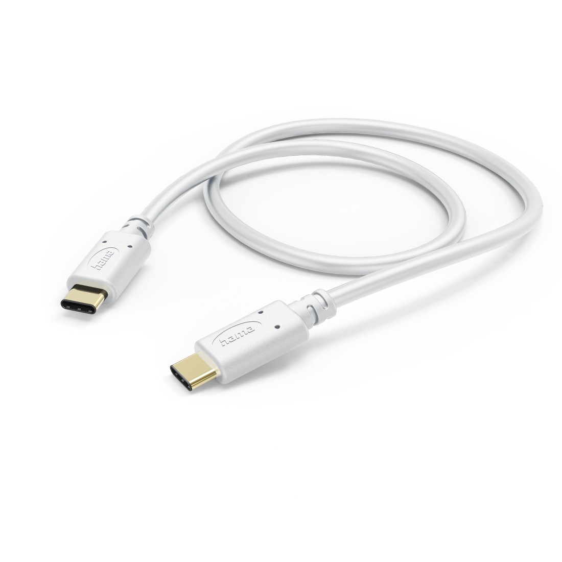Hama Ladekabel, USB-C - USB-C, 1,5 m, Weiß