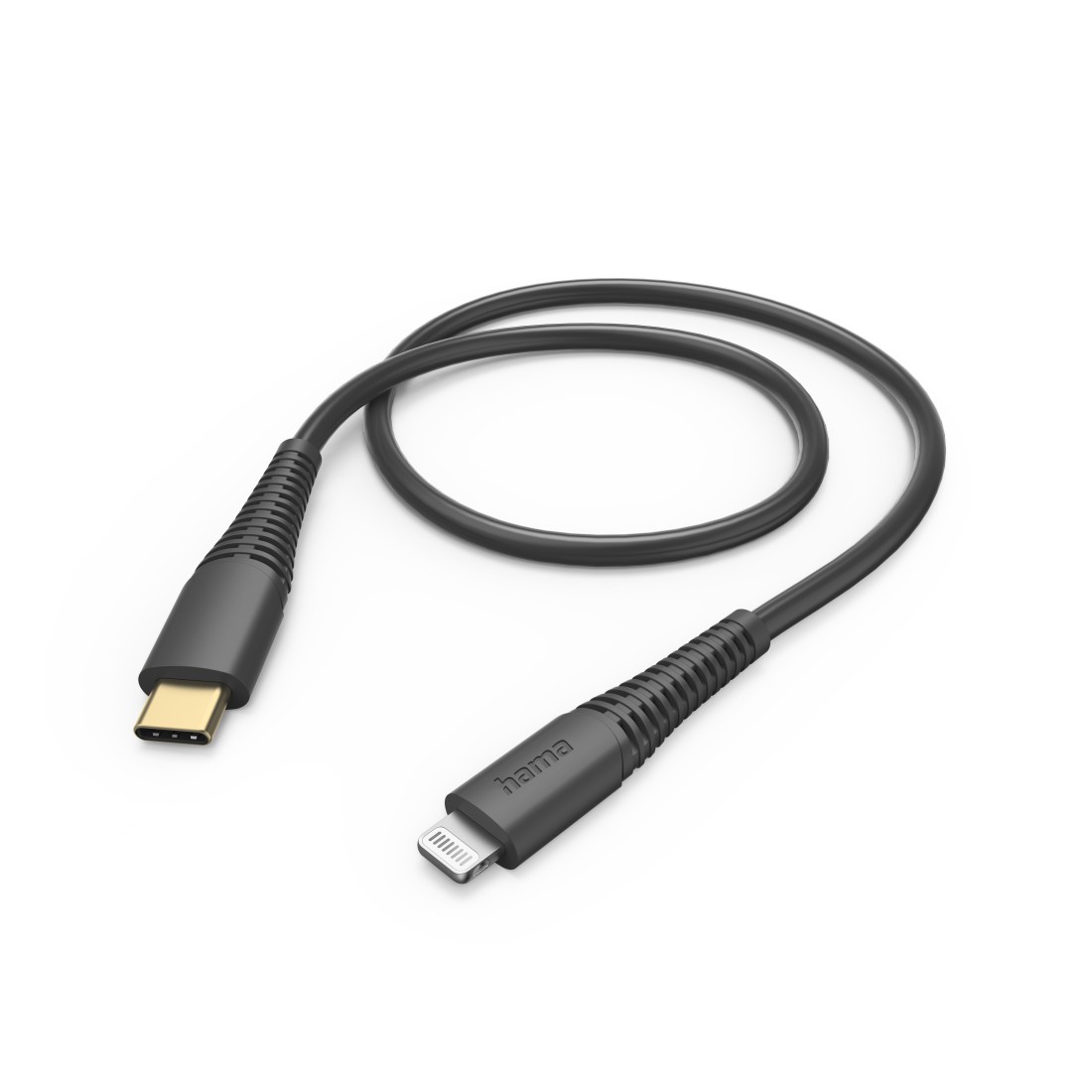 Hama Ladekabel, USB-C - Lightning, 1,5 m, Schwarz