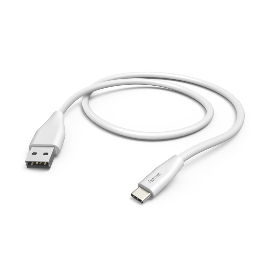 Hama Ladekabel, USB-A - USB-C, 1,5 m, Weiß