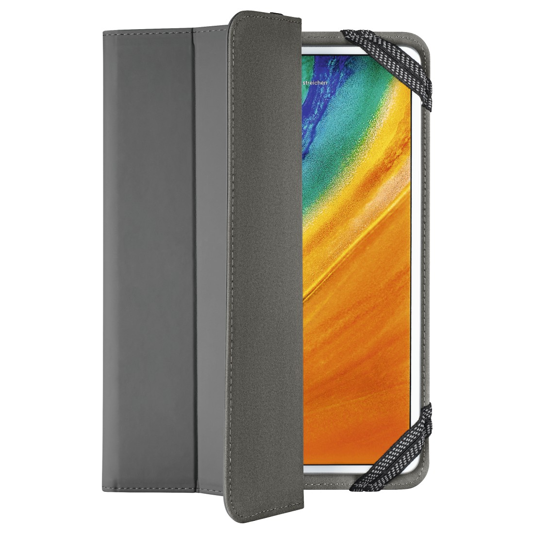 Hama Tablet-Case Fold Uni für Tablets 24 – 28 cm (9,5 – 11), Grau