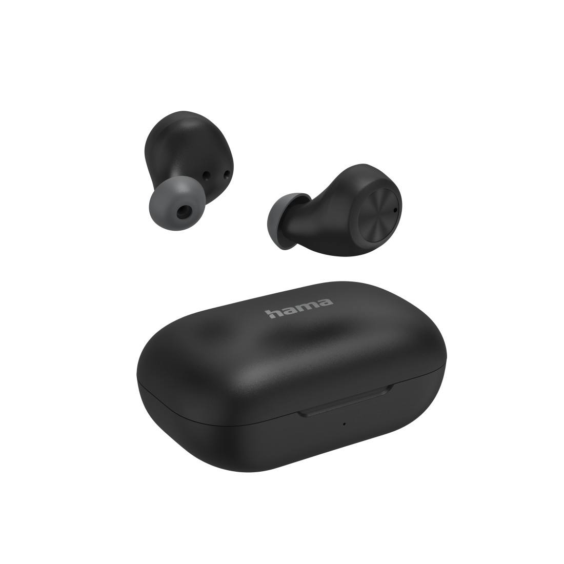 Hama Bluetooth®-Kopfhörer Passion Chop, TWS, In-Ear, Wireless Charging, Schw.