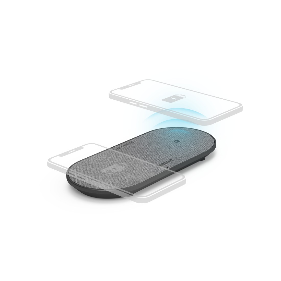 Cross selling Hama Wireless Charger QI-FC10 DUO, 10 W, kabelloses Smartphone-Ladepad, Schw.