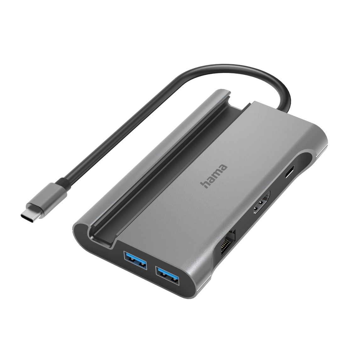 Hama USB-C-Hub, Connect2Mobile V2, Multiport, 7 Ports