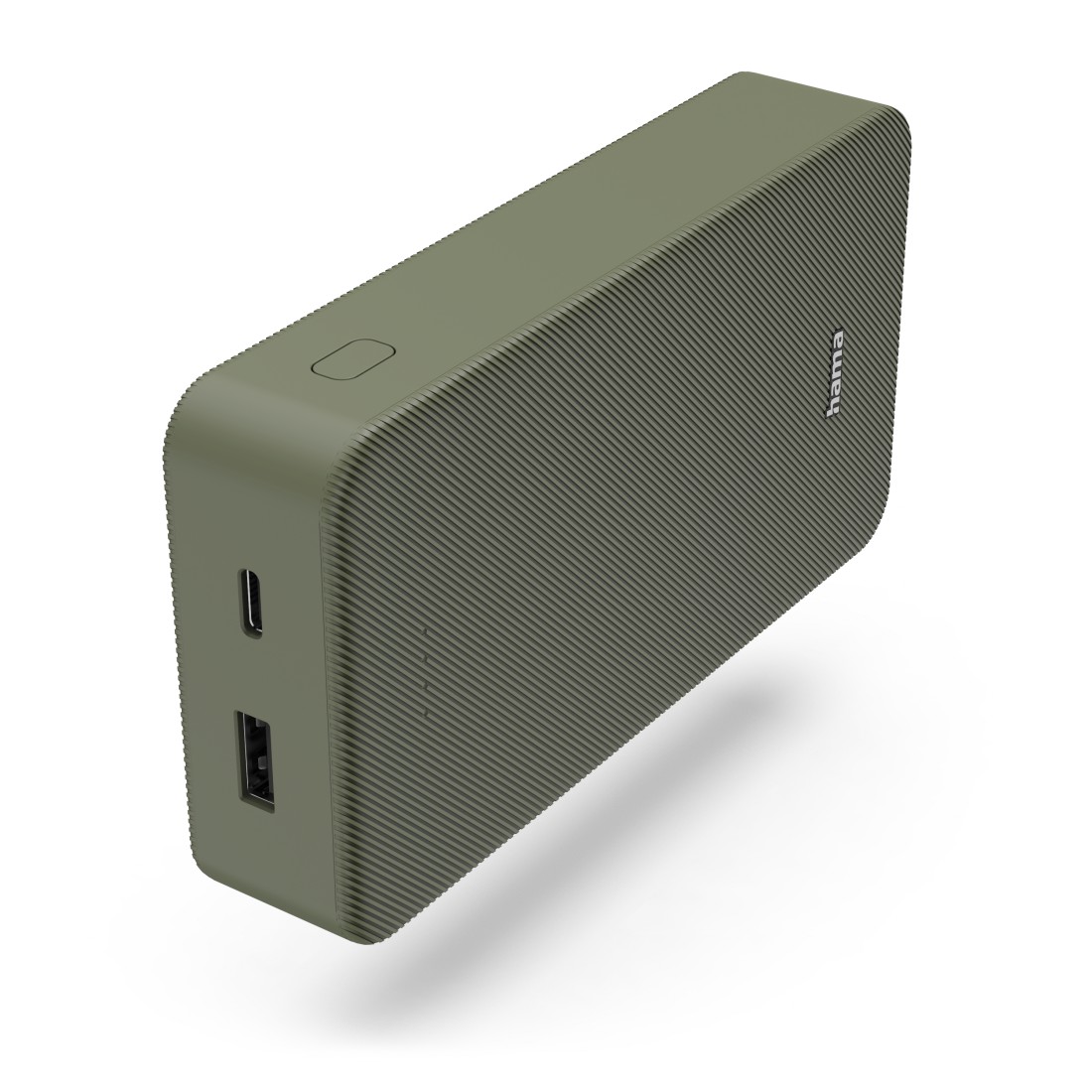 Hama Power Pack Colour 20, 20000mAh, 2 Ausgänge: USB-C, USB-A, Grün