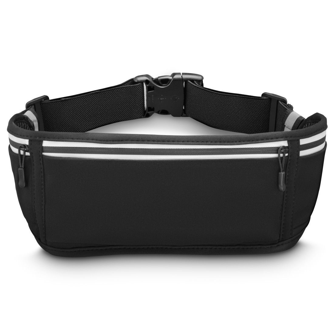 Cross selling Hama Bauchtasche für Handys, Laufgürtel zum Joggen, reflektierend, Schwarz