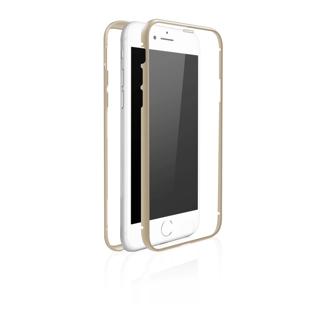 White Diamonds Cover 360 Glass für Apple iPhone 7/8/SE 2020/SE 2022, Gold