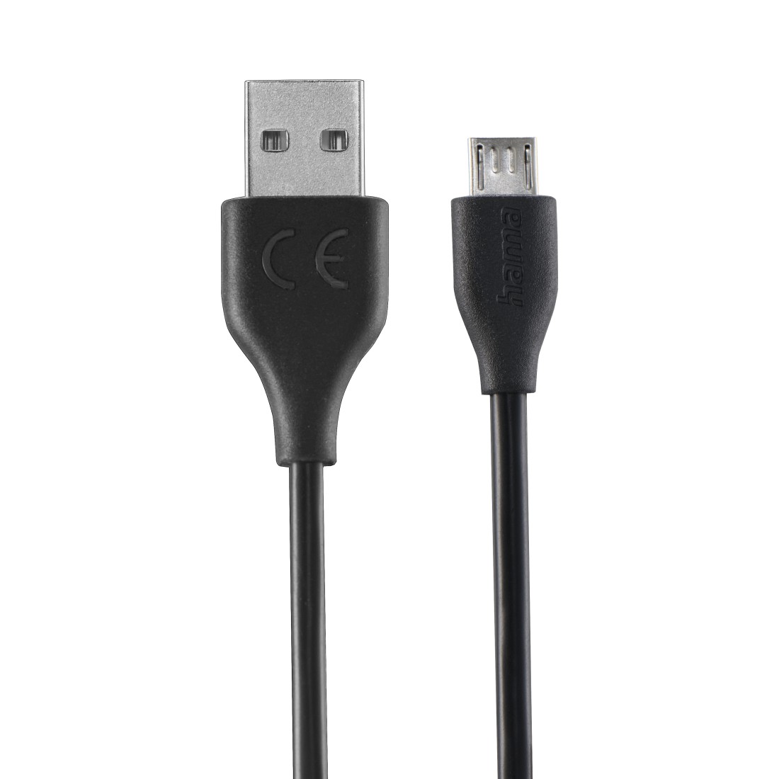 Hama Ladekabel, USB-A - Micro-USB, 1,5 m, Schwarz