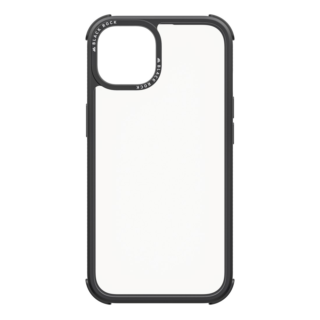 Black Rock Cover Robust Transparent für Apple iPhone 13, Schwarz