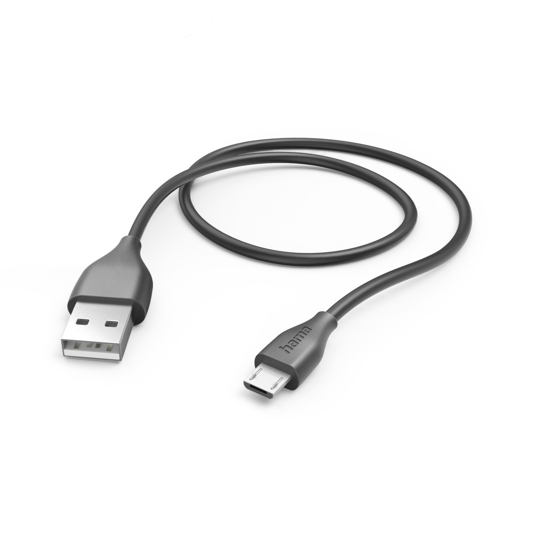 Hama Ladekabel, USB-A - Micro-USB, 1,5 m, Schwarz