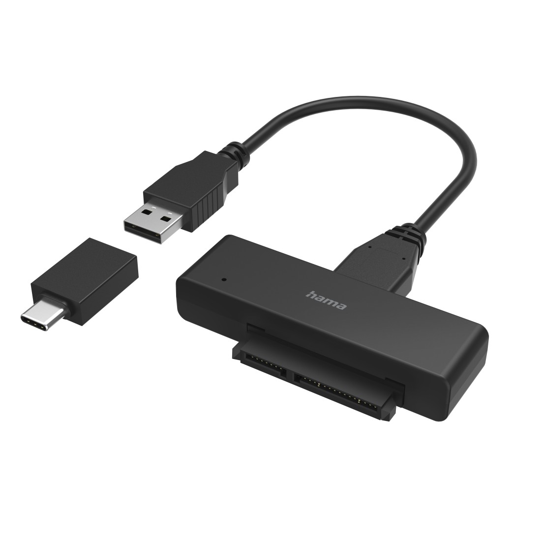 Hama USB-Festplattenadapter für 2,5 und 3,5 SSD- und HDD-Festplatten