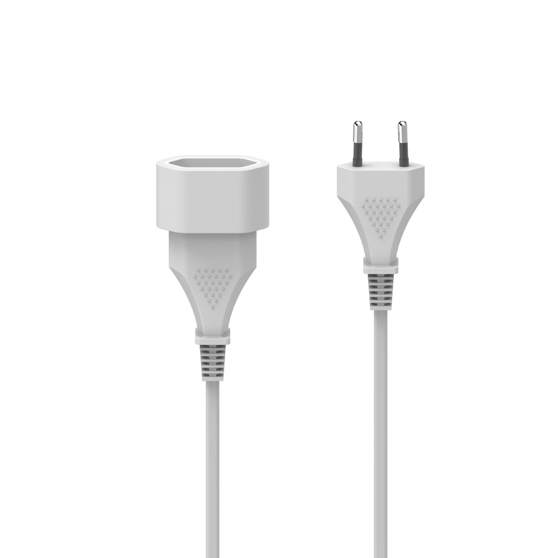 Hama Verlängerungskabel mit Eurostecker, für innen, 5 m, Weiß