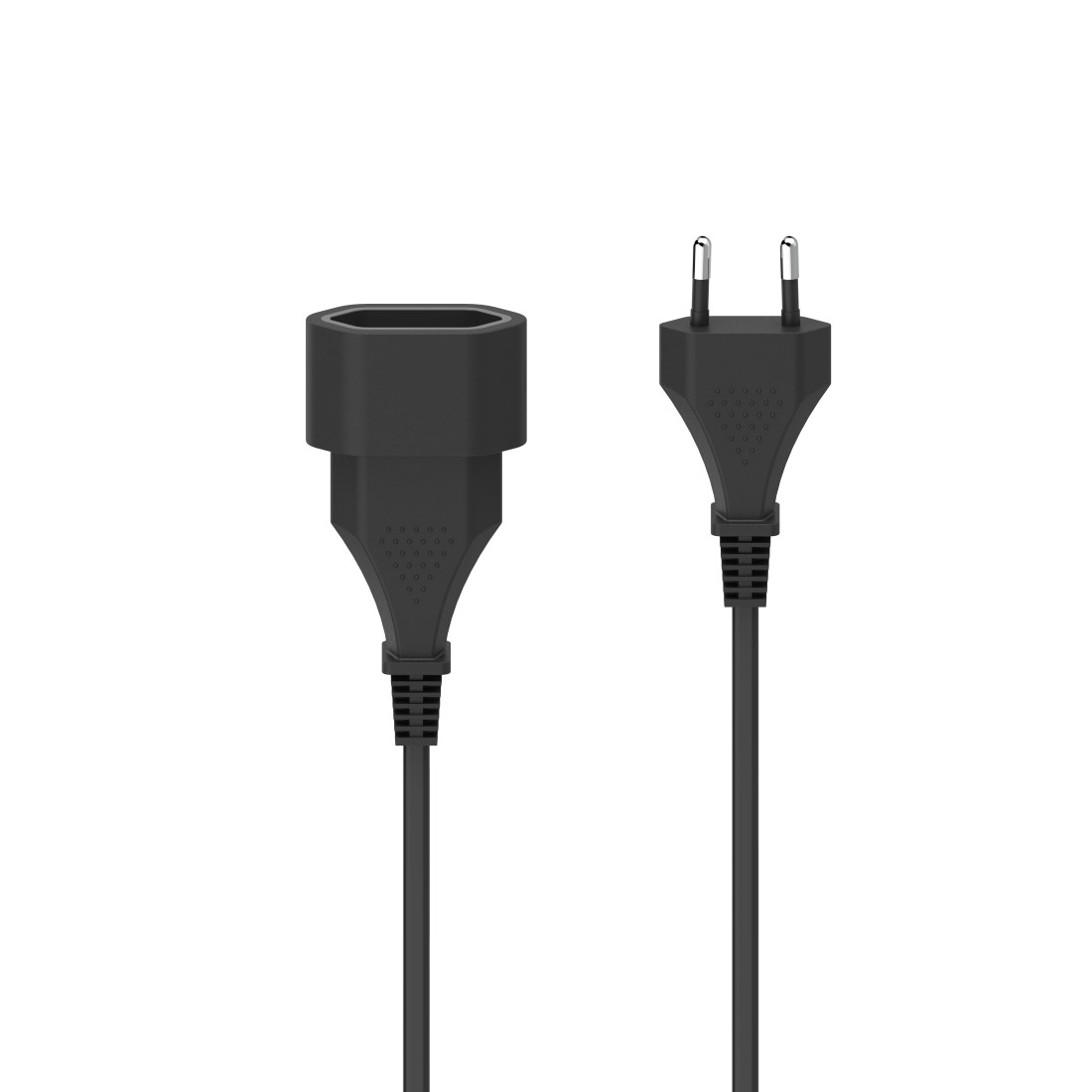 Hama Verlängerungskabel mit Eurostecker, für innen, 3 m, Schwarz