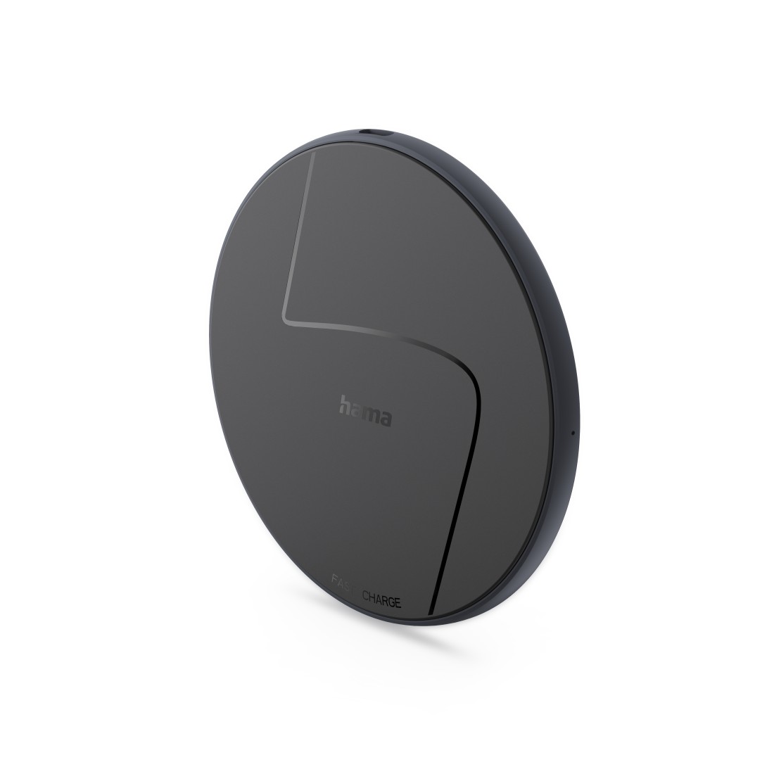 Hama Wireless Charger, kabelloses Smartphone-Ladepad, 15 W, Schwarz