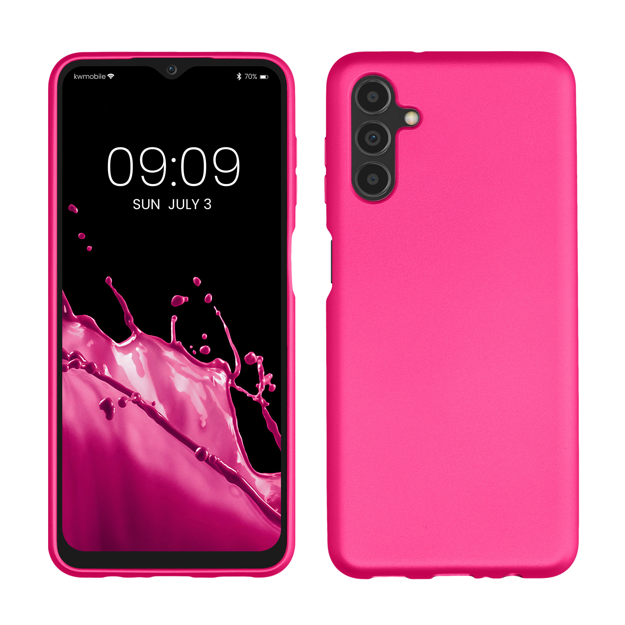 TPU Case für Samsung Galaxy A04s Metallic Pink