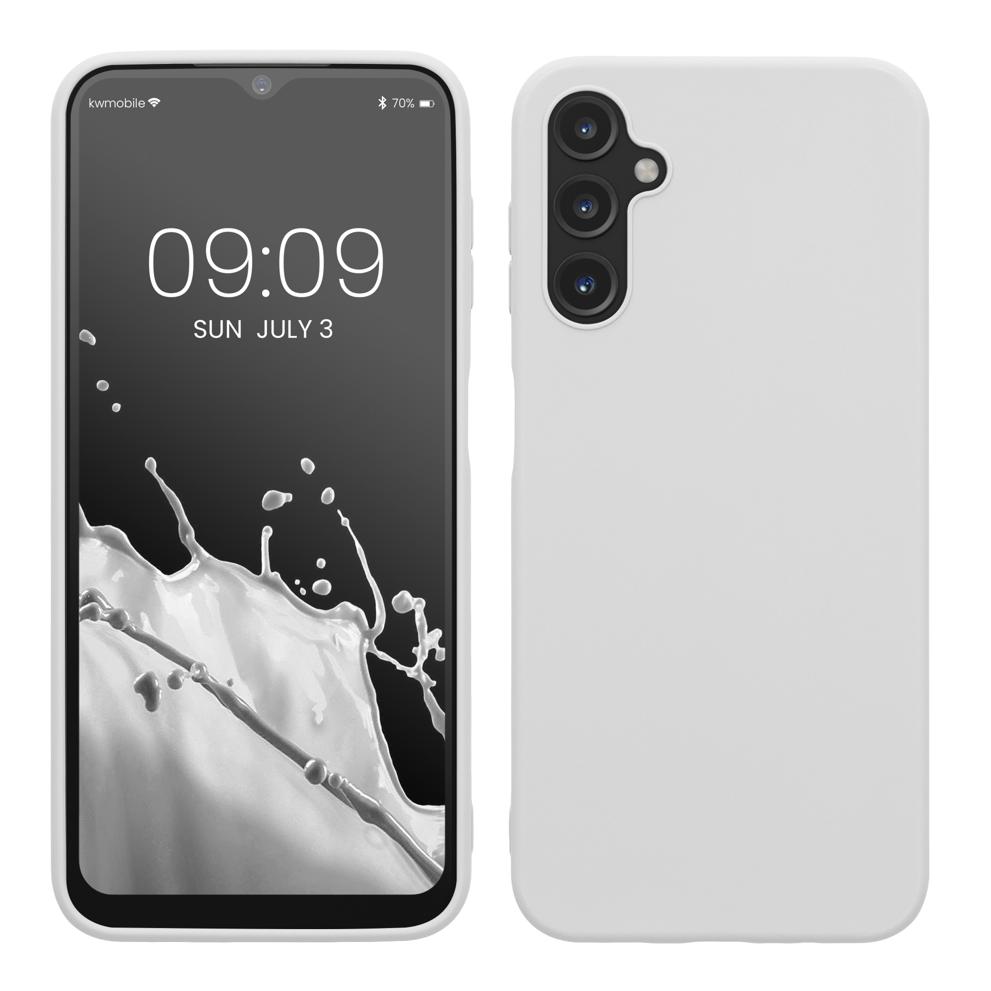 TPU Hülle für Samsung Galaxy A14 5G in Weiß matt TPU Hülle für Samsung Galaxy A14 5G in Weiß matt