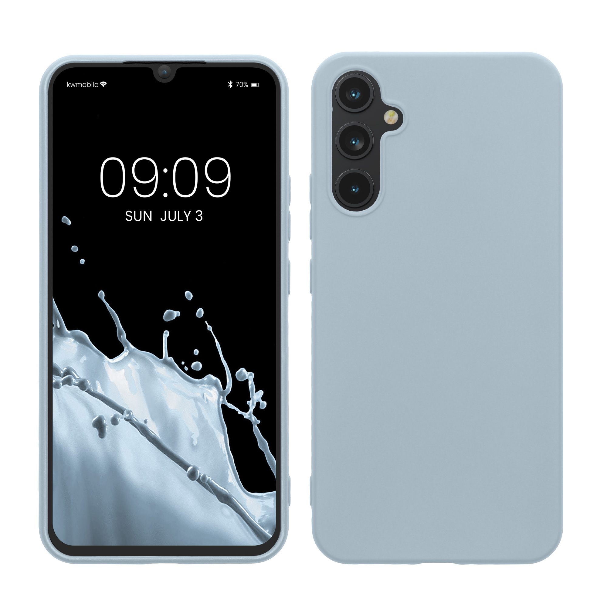 TPU Hülle für Samsung Galaxy A34 5G in Hellblau matt TPU Hülle für Samsung Galaxy A34 5G in Hellblau matt