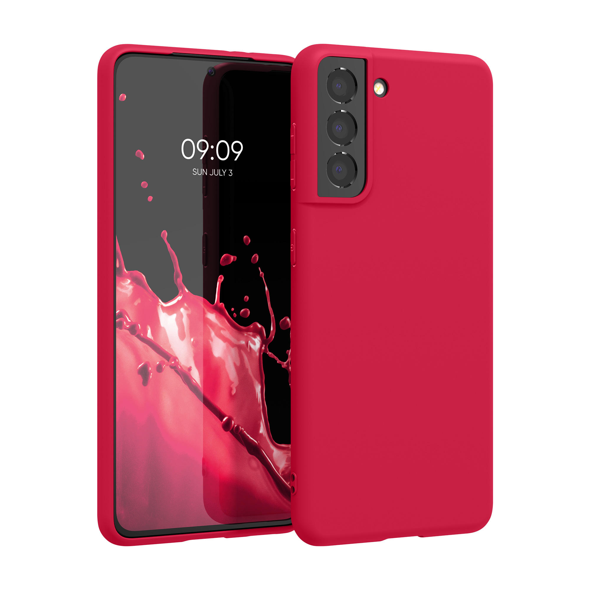Cross selling TPU Hülle für Samsung Galaxy S21 in Neon Pink
