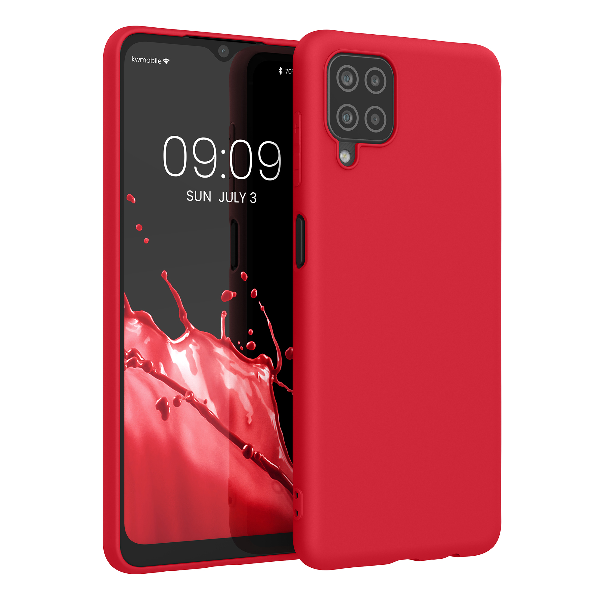 TPU Hülle für Samsung Galaxy A12 in Klassisch Rot