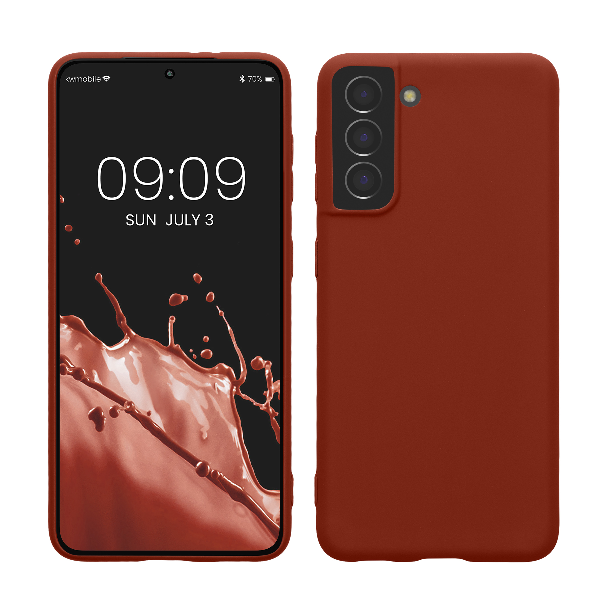 Cross selling TPU Hülle für Samsung Galaxy S21 in Spice Red