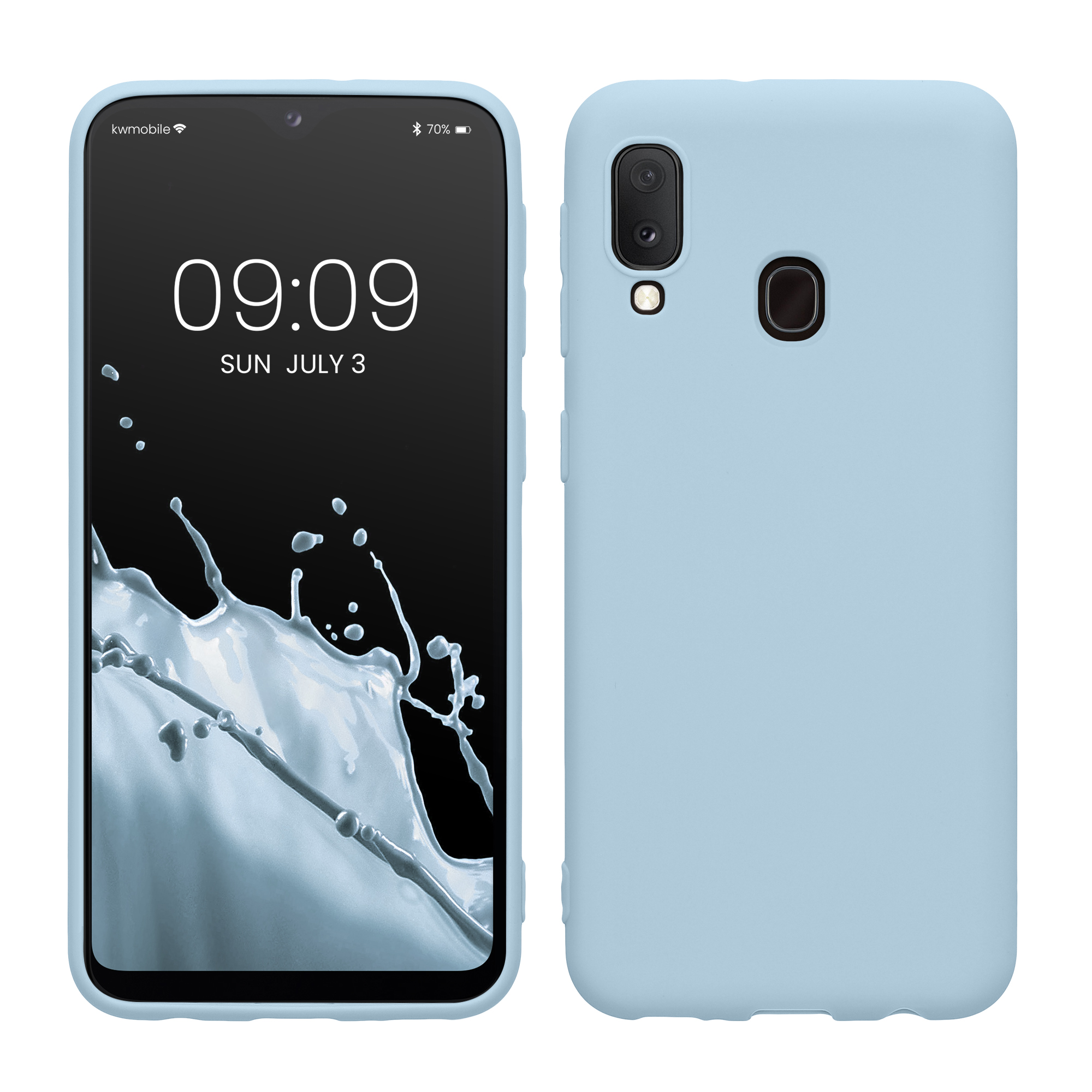 TPU Hülle für Samsung Galaxy A20e in Hellblau