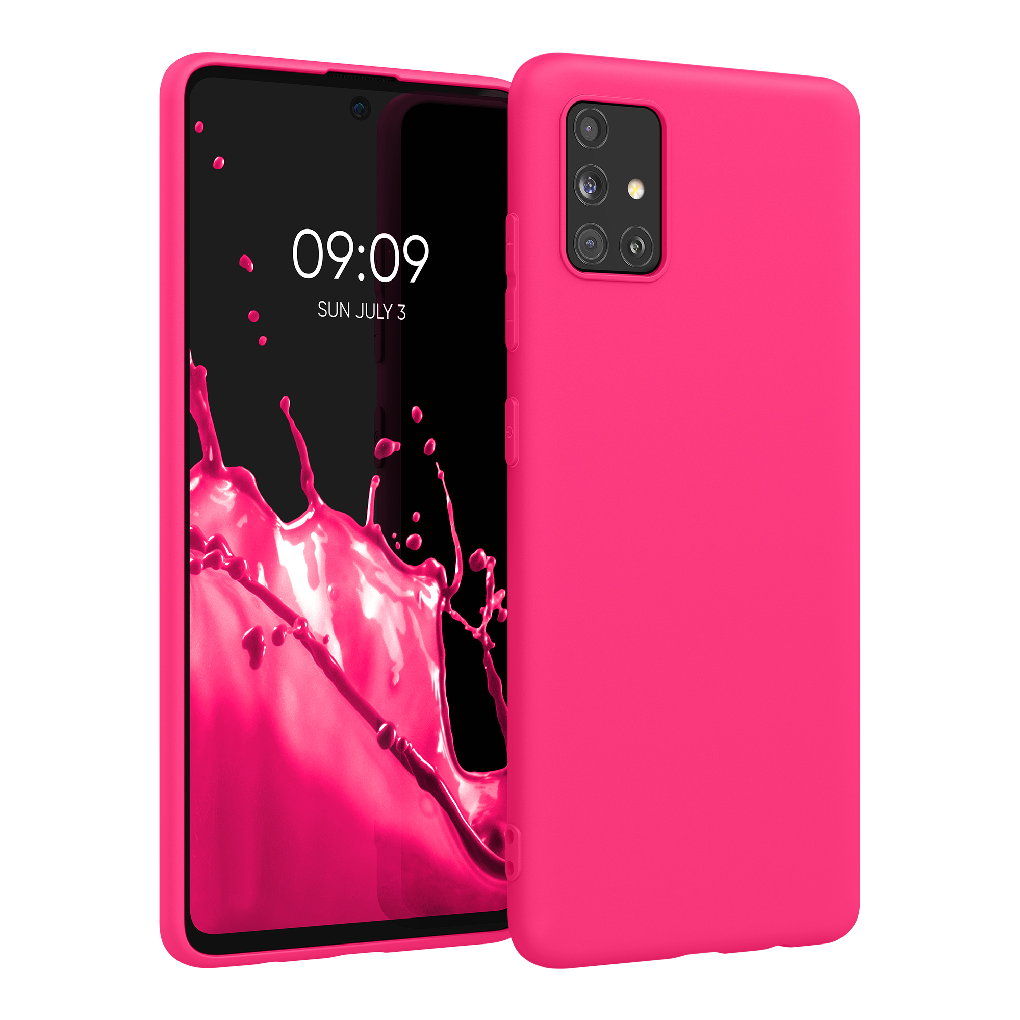 Cross selling TPU Hülle für Samsung Galaxy A51 in Neon Pink