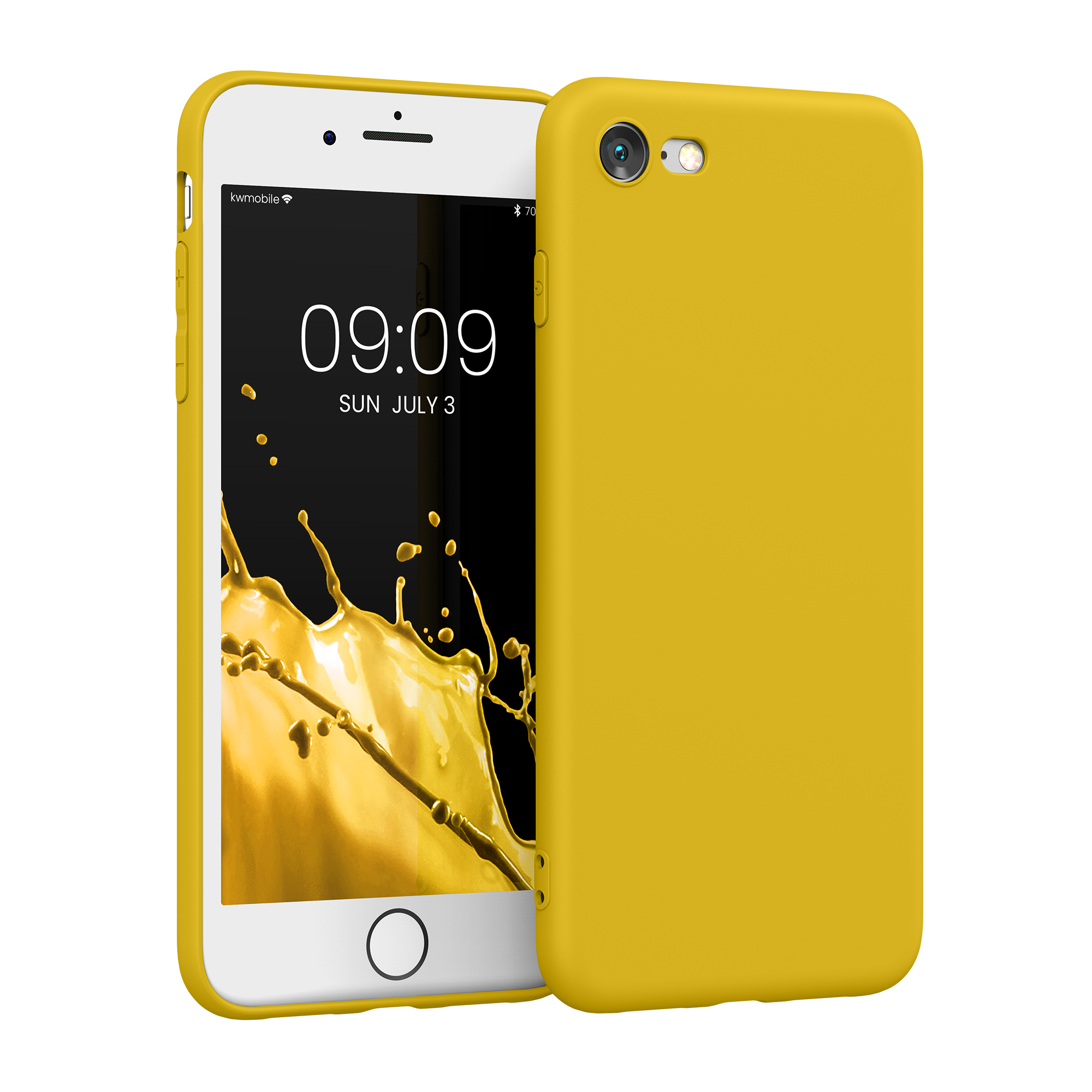 Cross selling TPU Hülle mit Kameraschutz für Apple iPhone SE (2022) / iPhone SE (2020) / iPhone 8 / iPhone 7 in Strahlend Gelb