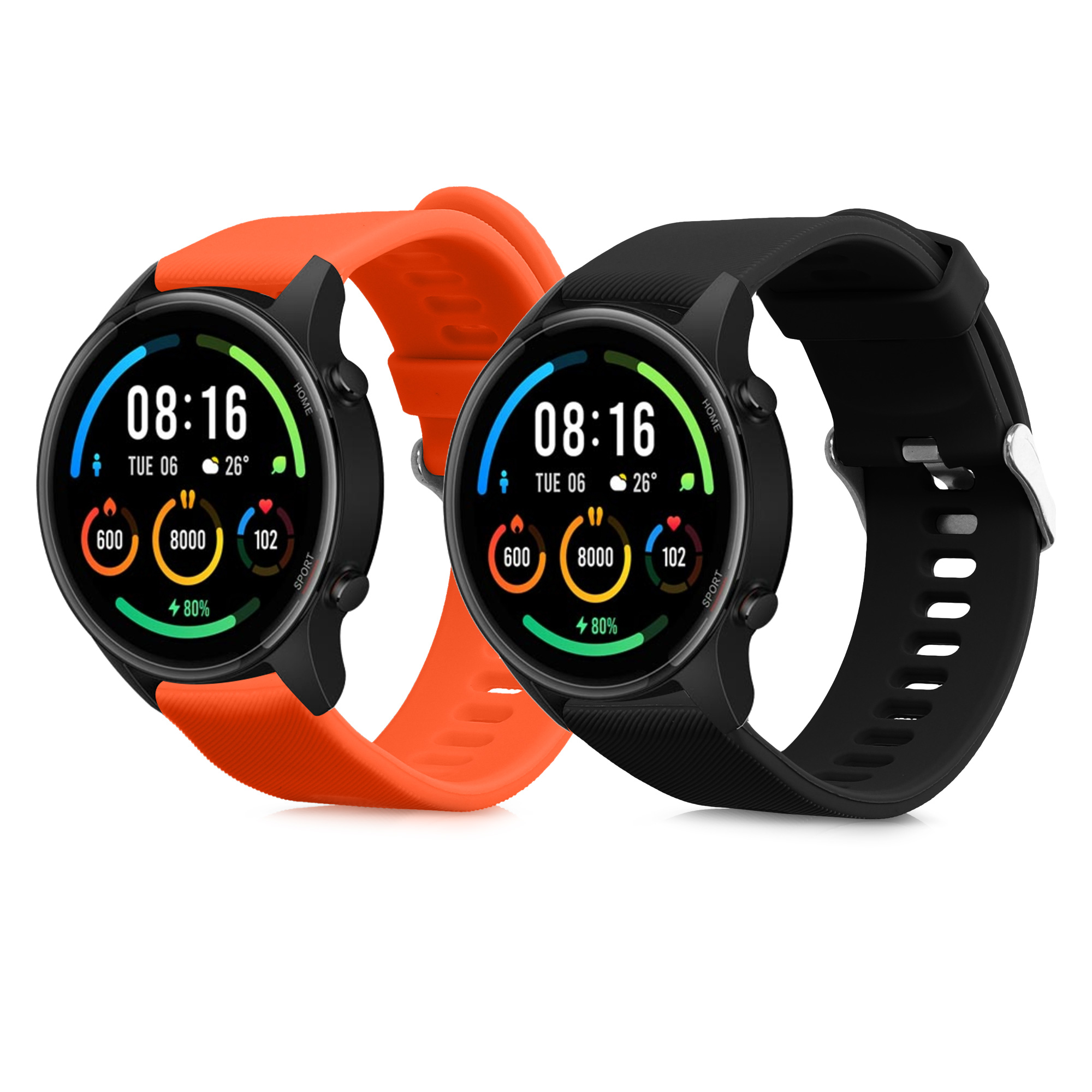 2x Armband kompatibel mit Xiaomi Mi Watch / Mi Watch Color Sport