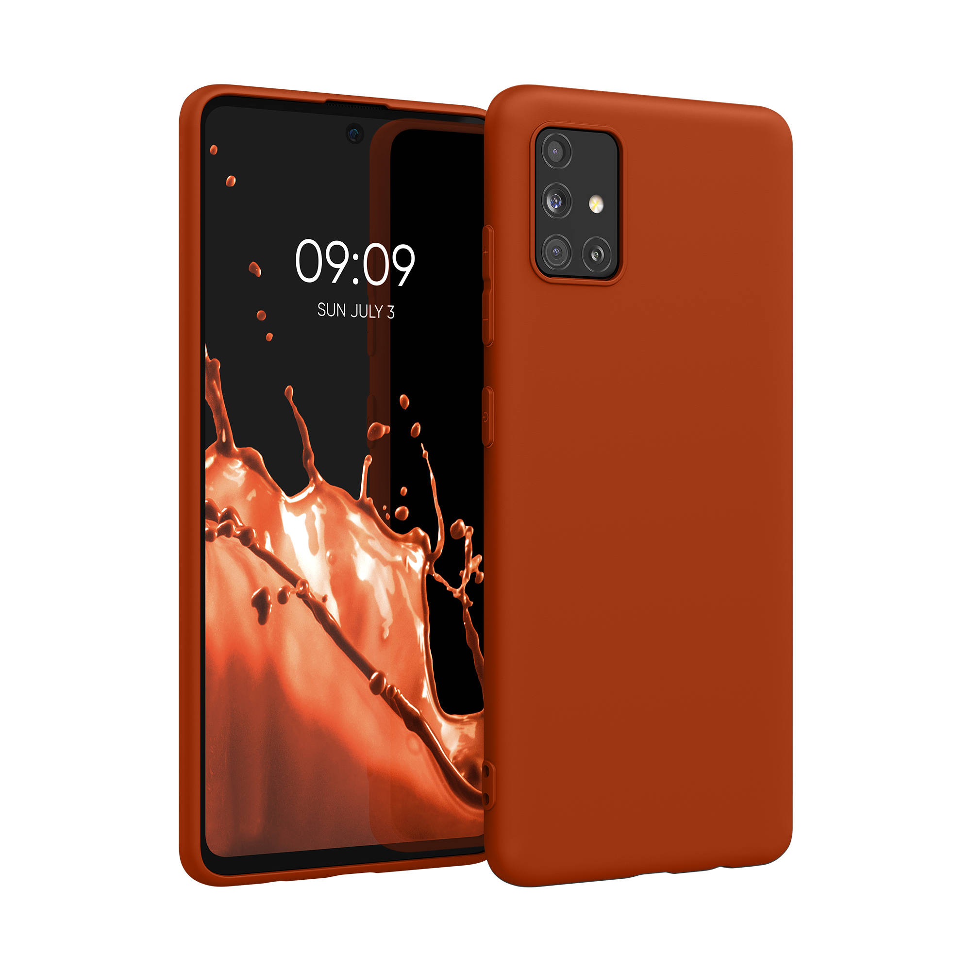 Cross selling TPU Hülle für Samsung Galaxy A51 in Rusty Orange