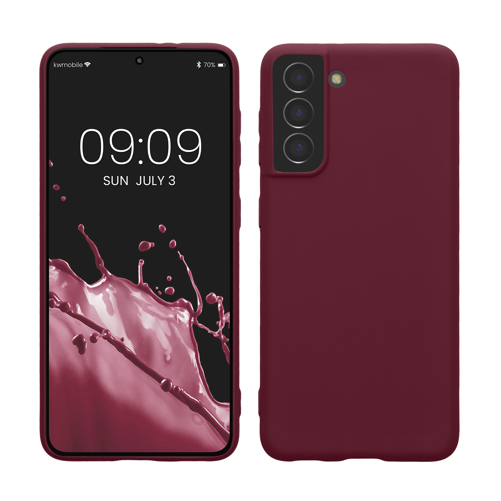 Cross selling TPU Hülle für Samsung Galaxy S21 in Bordeaux Violett