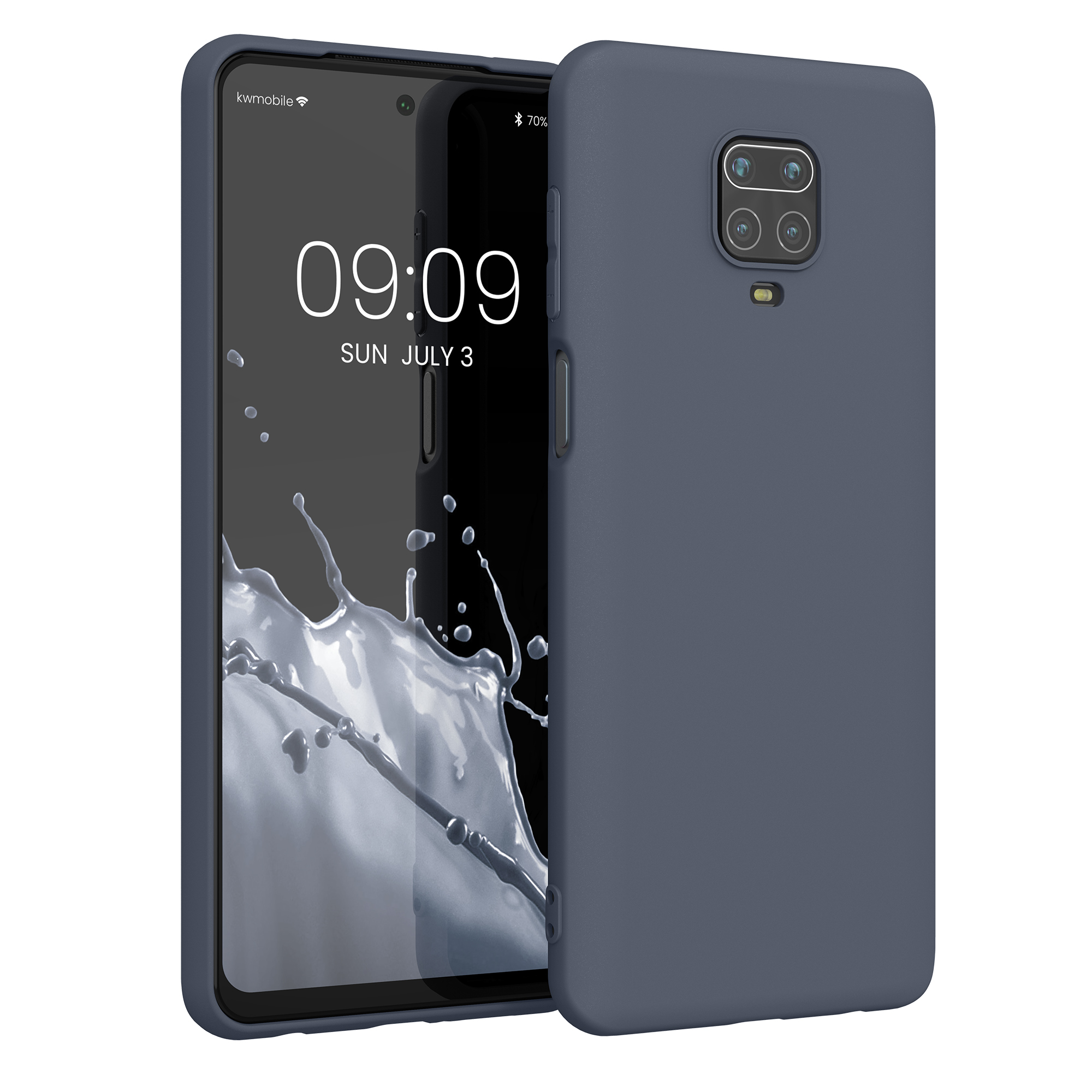 Cross selling TPU Hülle für Xiaomi Redmi Note 9S / 9 Pro / 9 Pro Max in Blaugrau