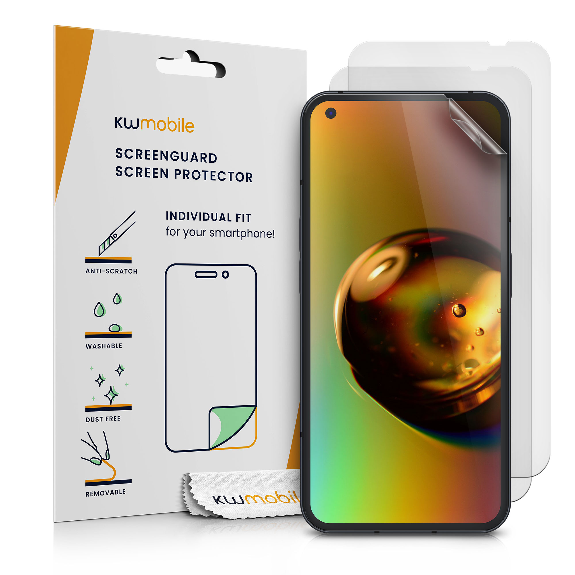 3x Displayschutzfolie matt kompatibel mit Nothing Phone (1)