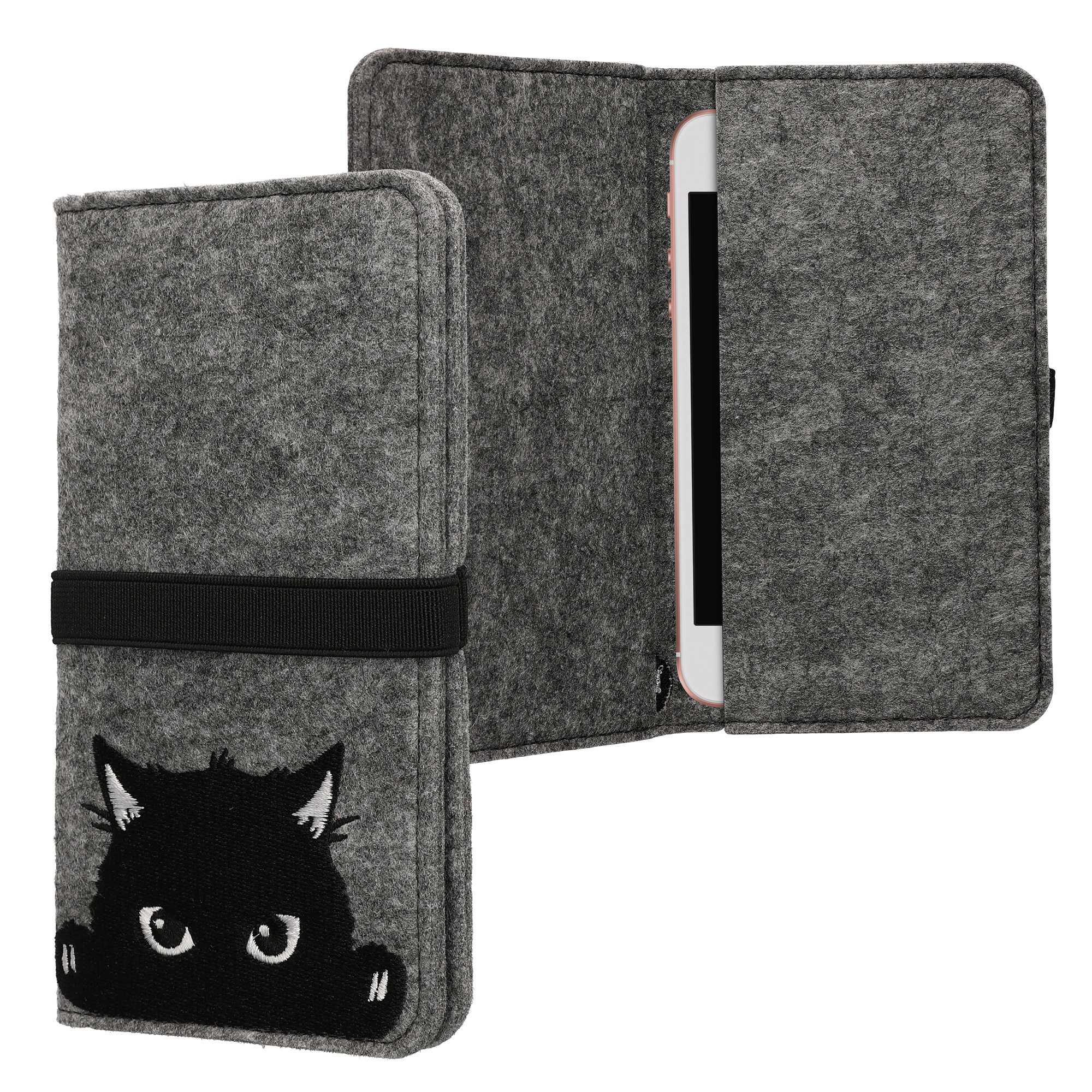Universal Filz Smartphone Sleeve für L - 6,5"