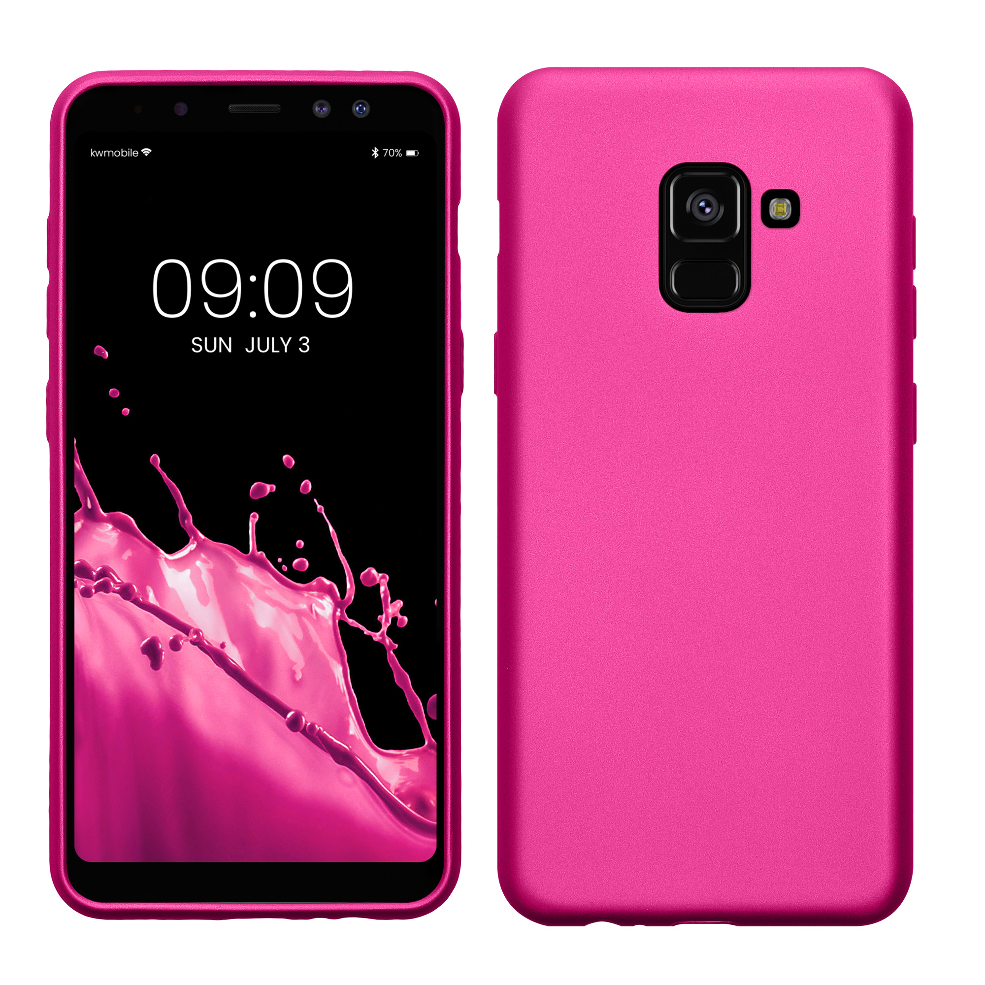 Cross selling TPU Hülle für Samsung Galaxy A8 (2018) in Metallic Pink