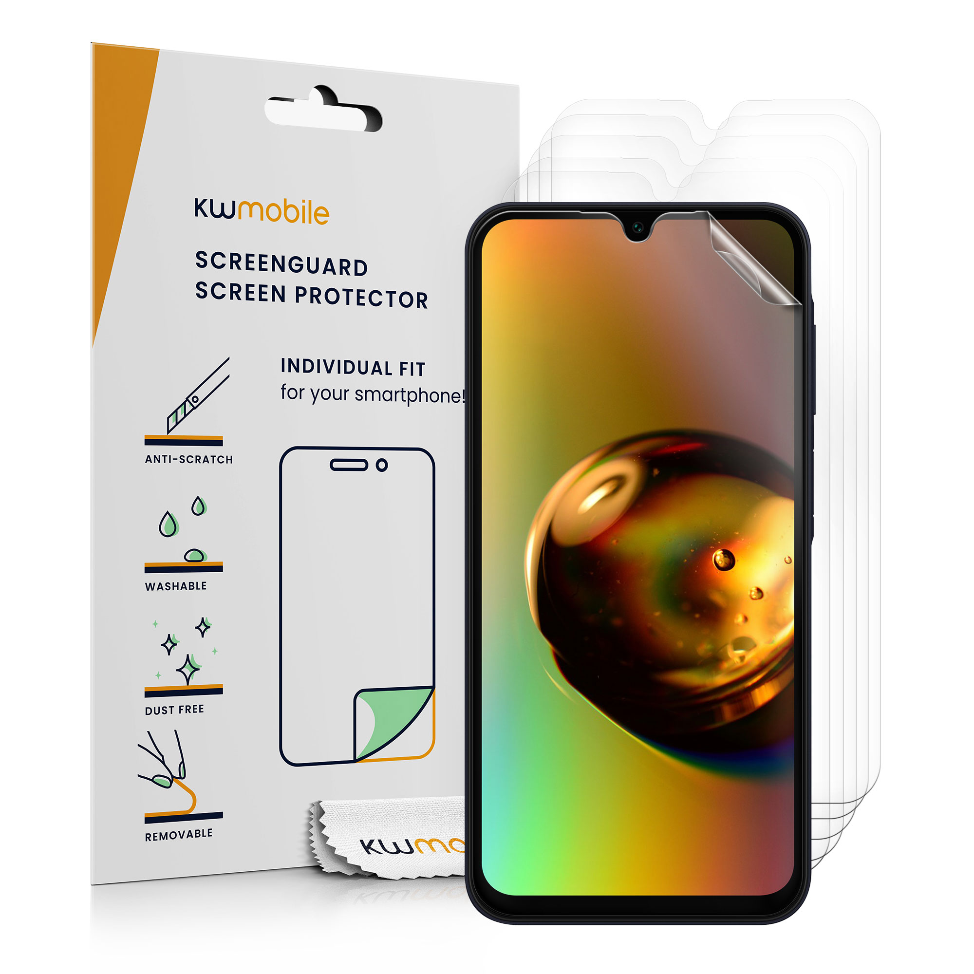 6x Folie kristallklar für Samsung Galaxy A15 5G 6x Folie kristallklar für Samsung Galaxy A15 5G