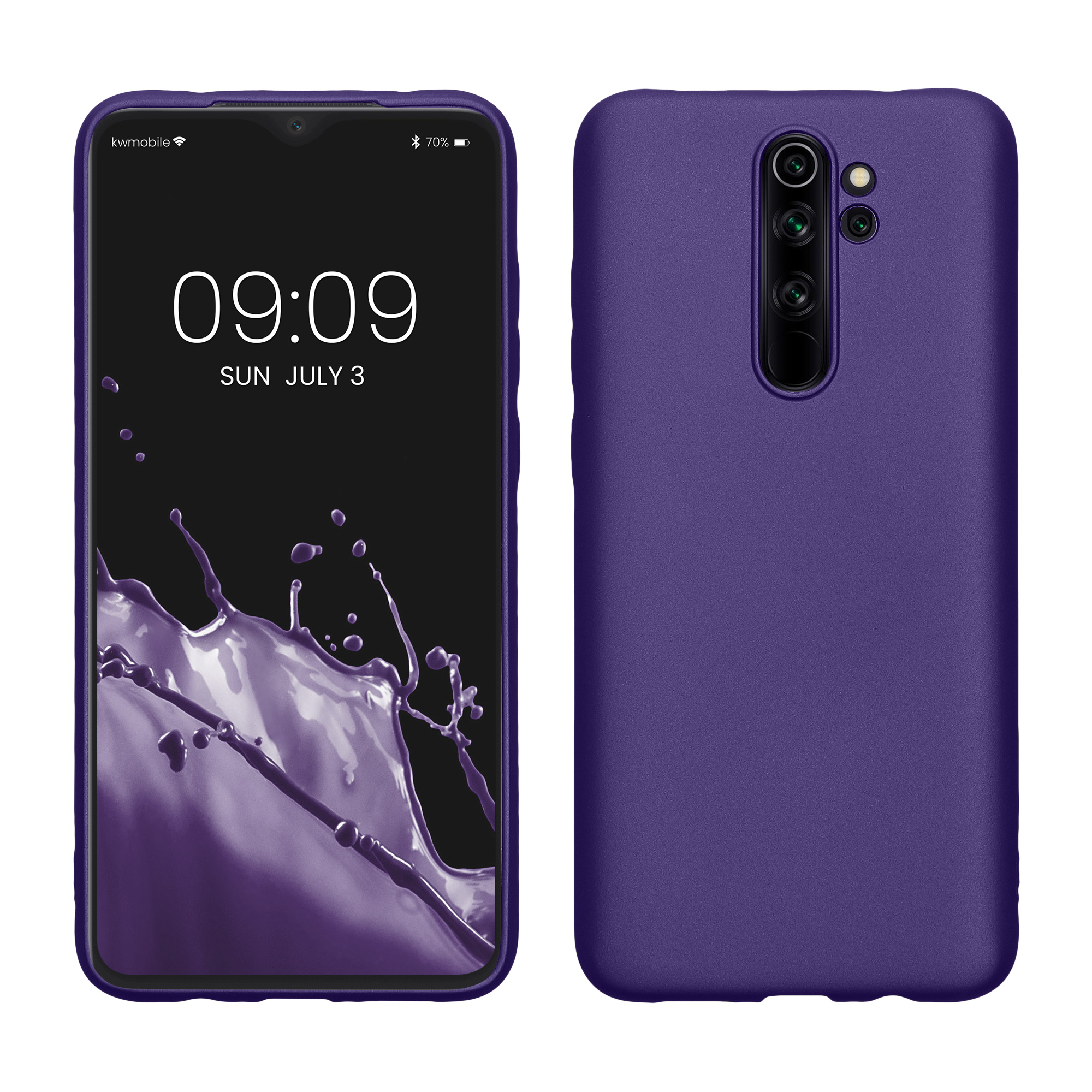 Cross selling TPU Hülle für Xiaomi Redmi Note 8 Pro in Metallic Blauviolett