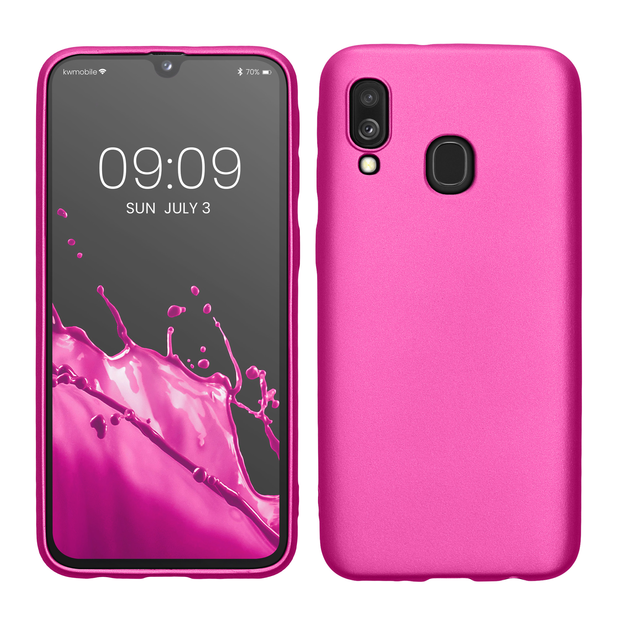 Cross selling TPU Hülle für Samsung Galaxy A40 in Metallic Pink