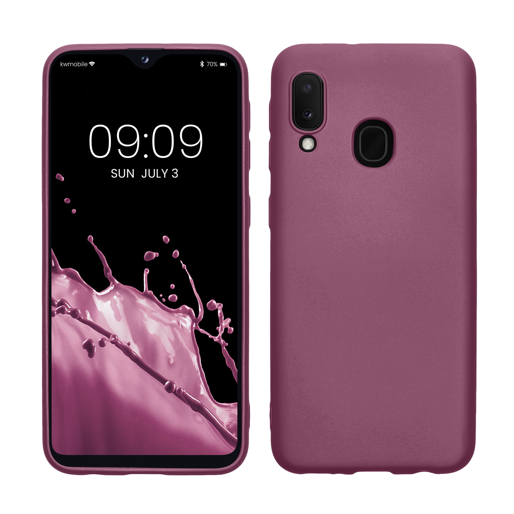 Cross selling TPU Hülle für Samsung Galaxy A20e in Metallic Lavendel