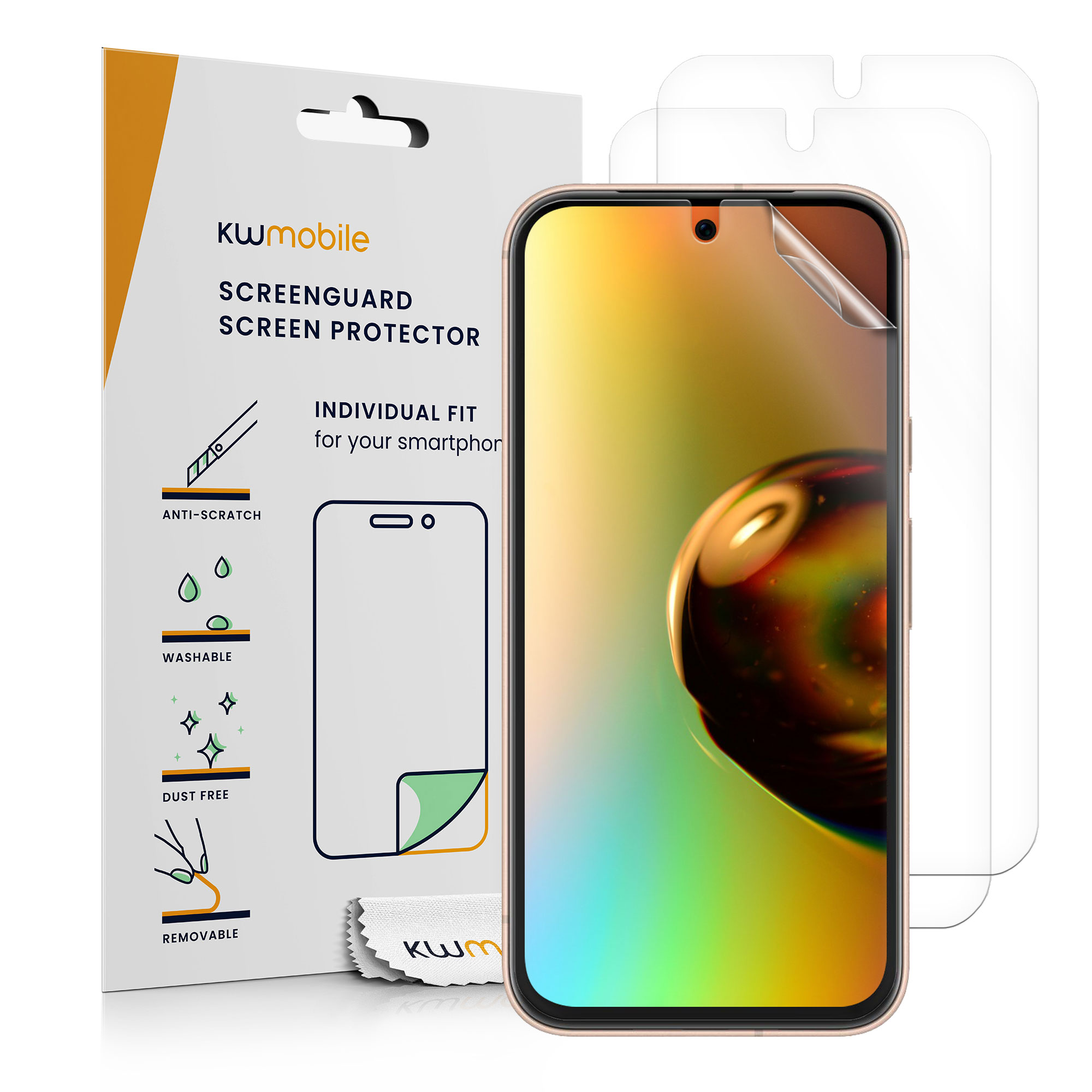 3x Folie kristallklar für Google Pixel 8a