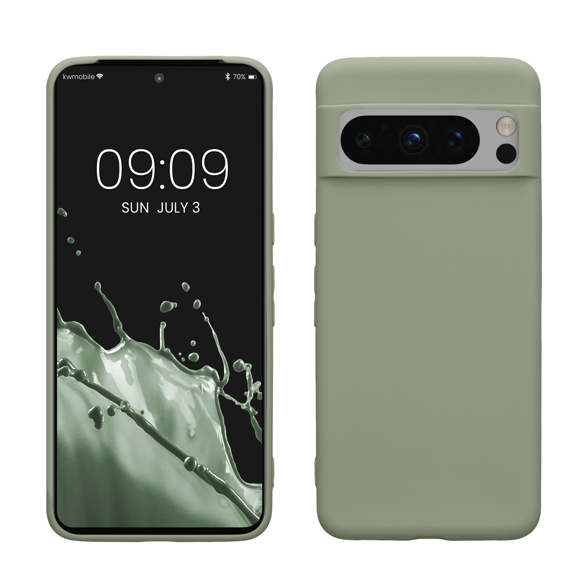 TPU Hülle für Google Pixel 8 Pro in Graugrün