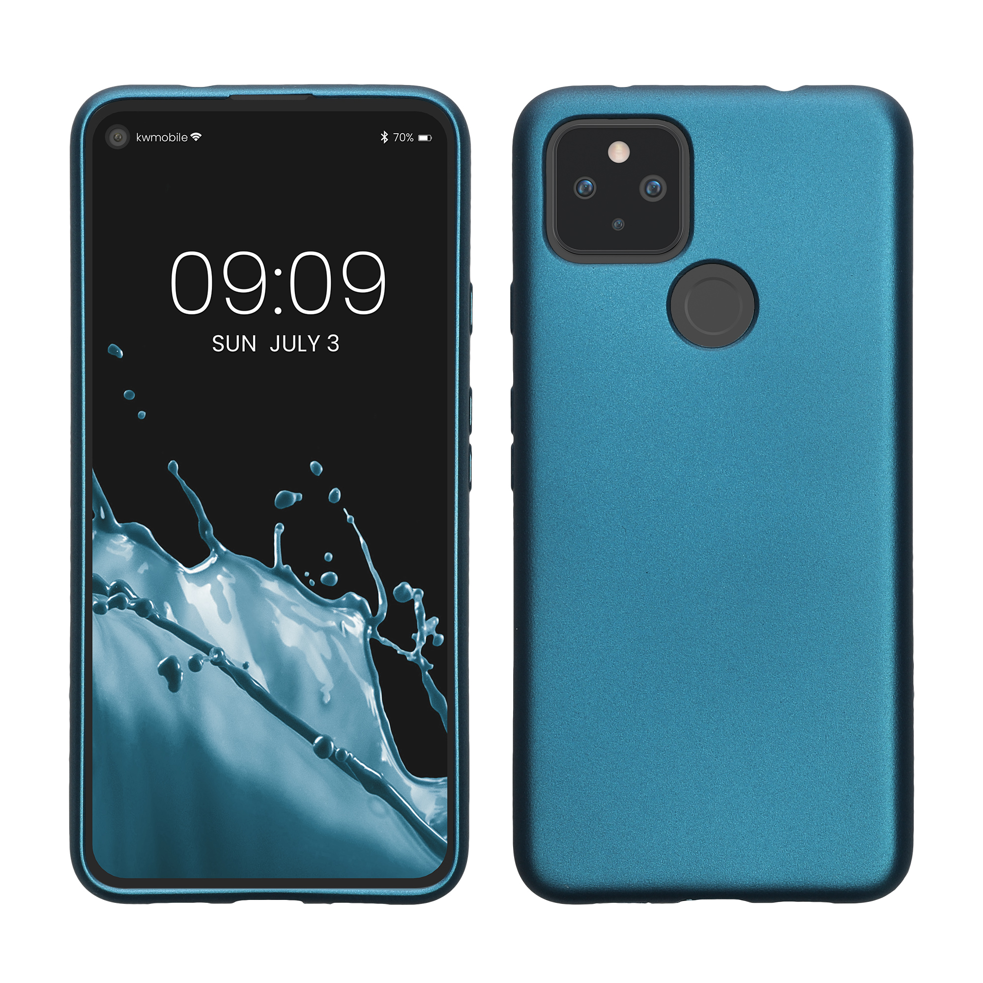 Cross selling TPU Hülle für Google Pixel 4a 5G in Metallic Karibikblau